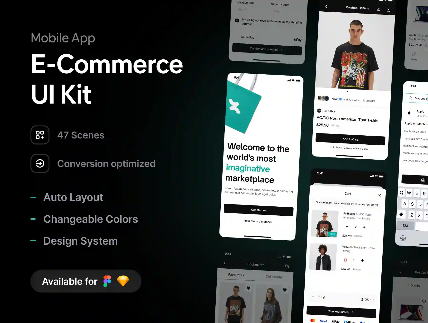 E-Commerce Mobile App UI Kit UI Kits — UI Base