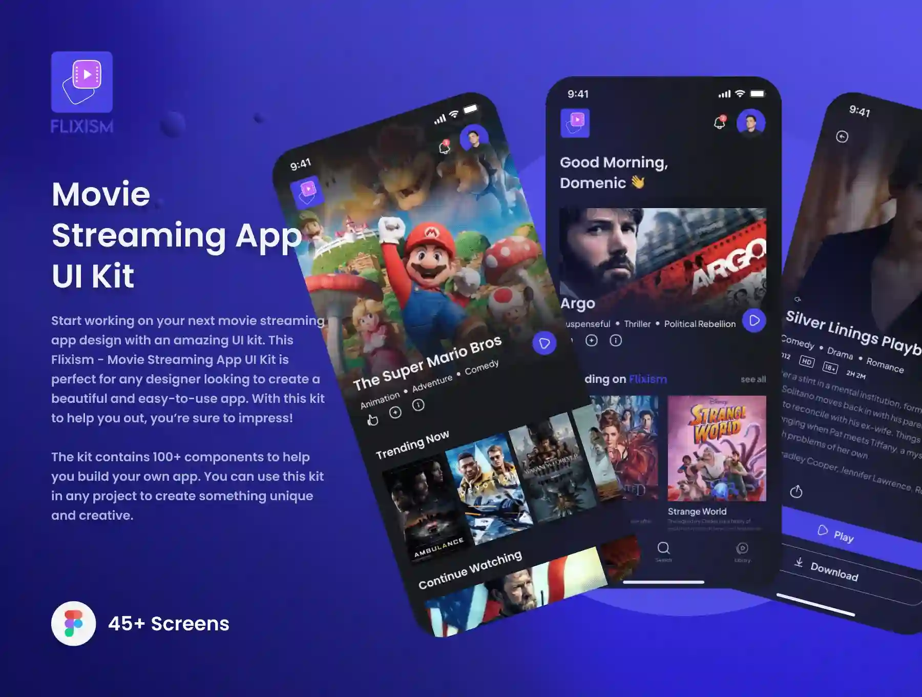 Movie Streaming App UI Kit