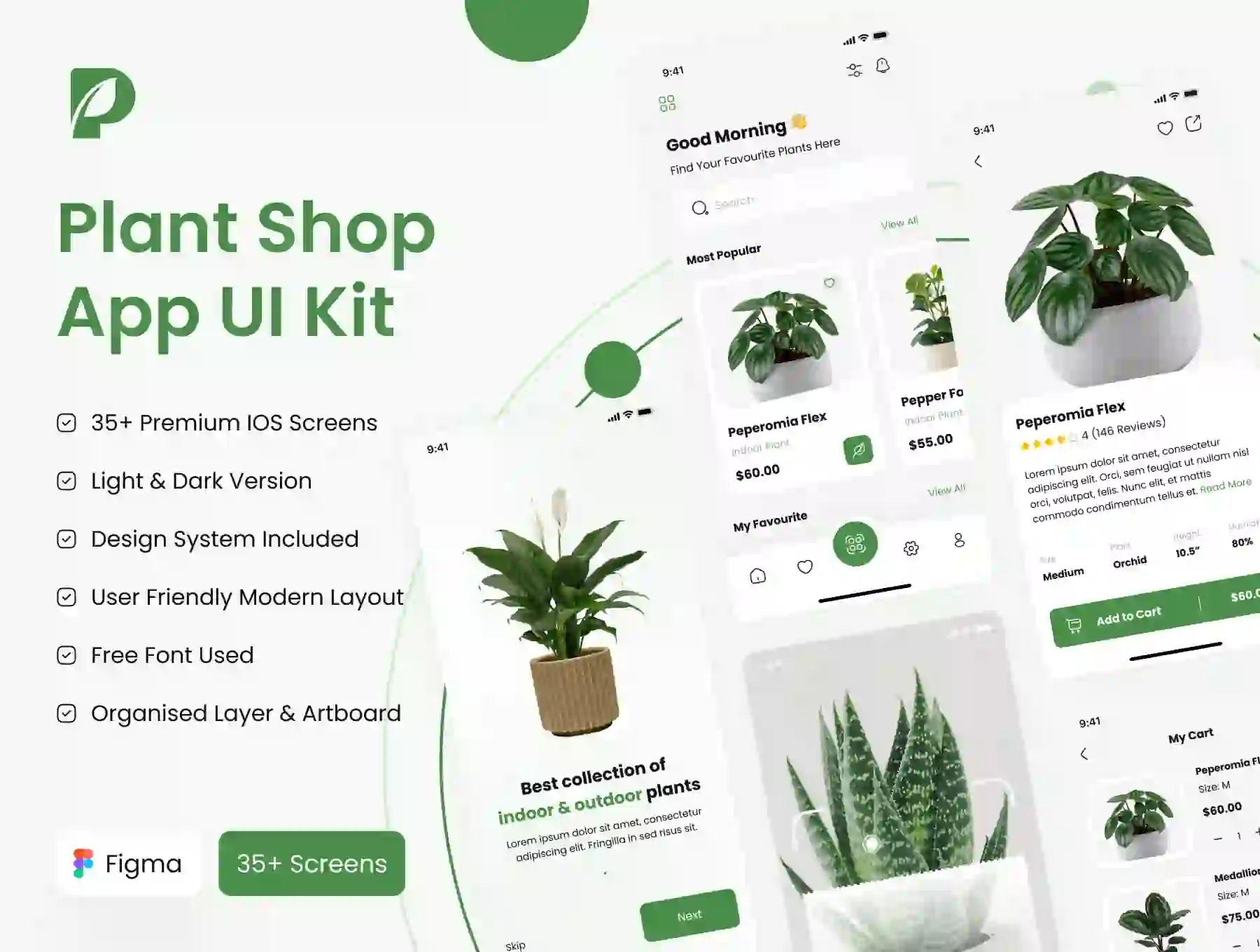 Plant Shop App UI Kit
