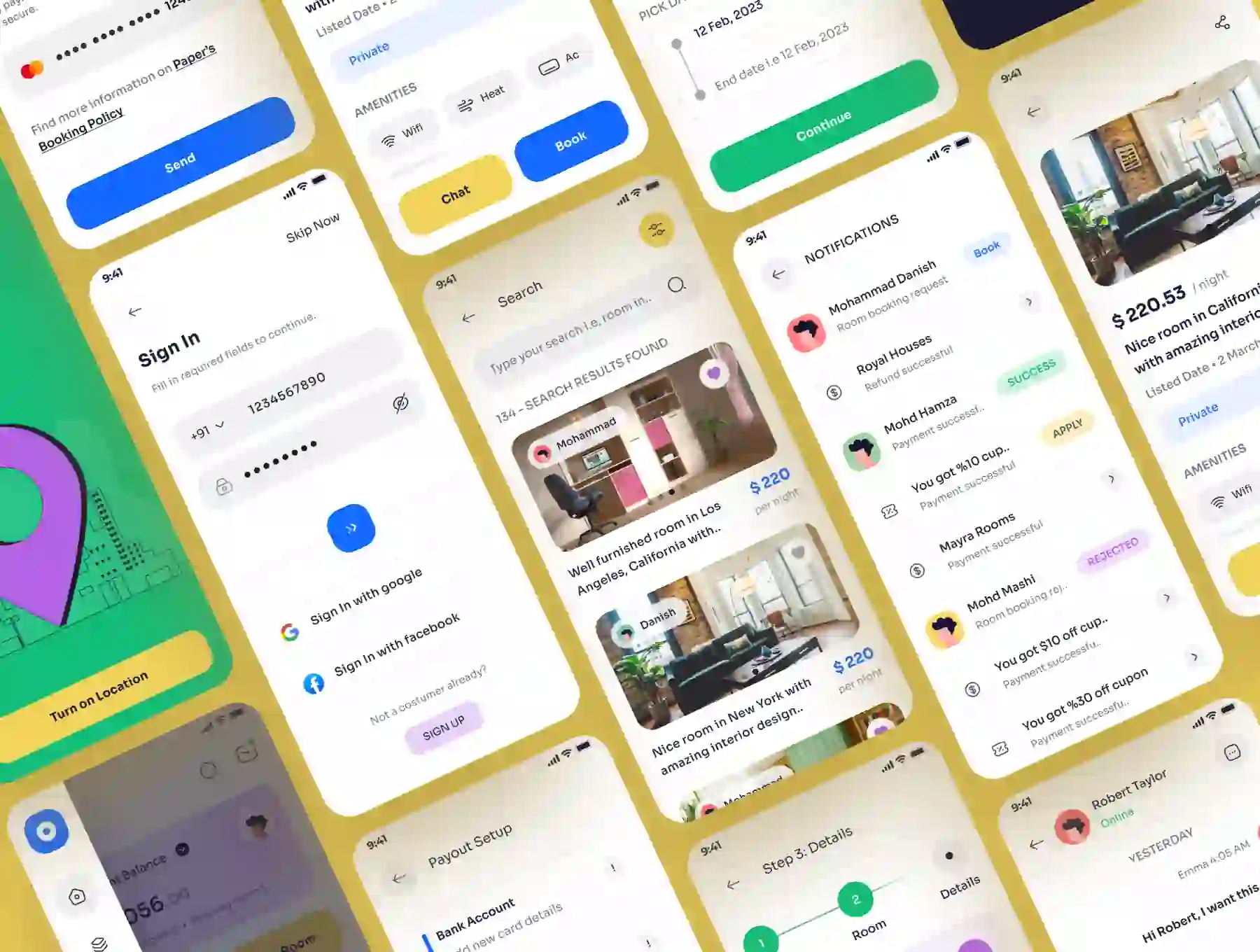 Paper Room Booking App Ui Kit