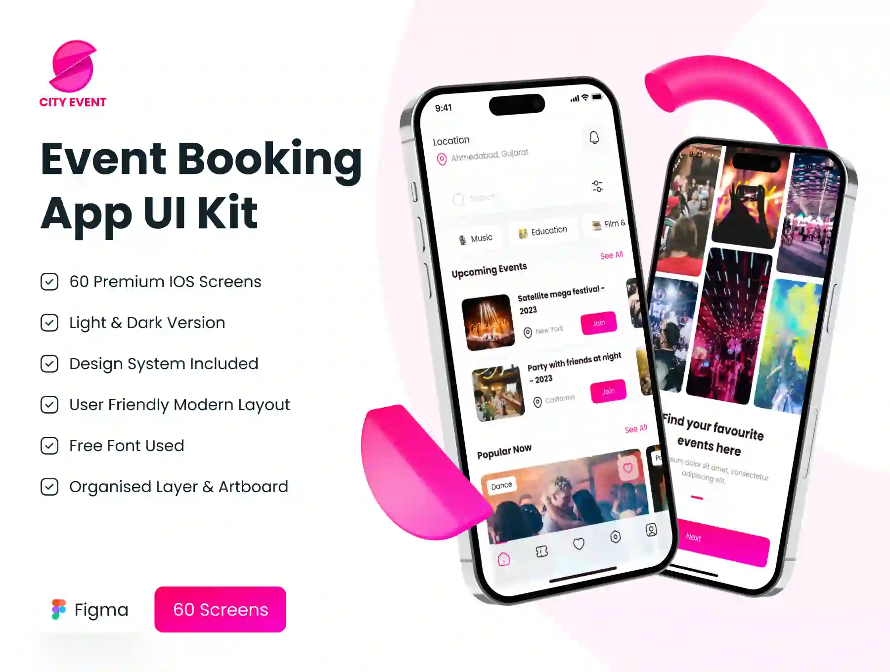 Event Booking App UI Kit