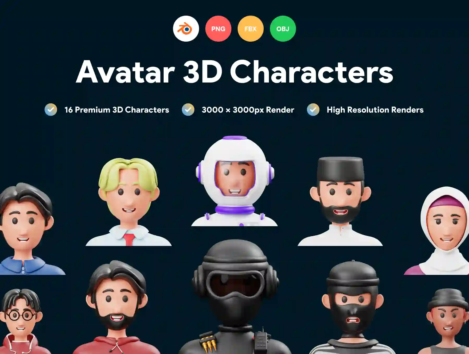 Avatar 3D Illustration