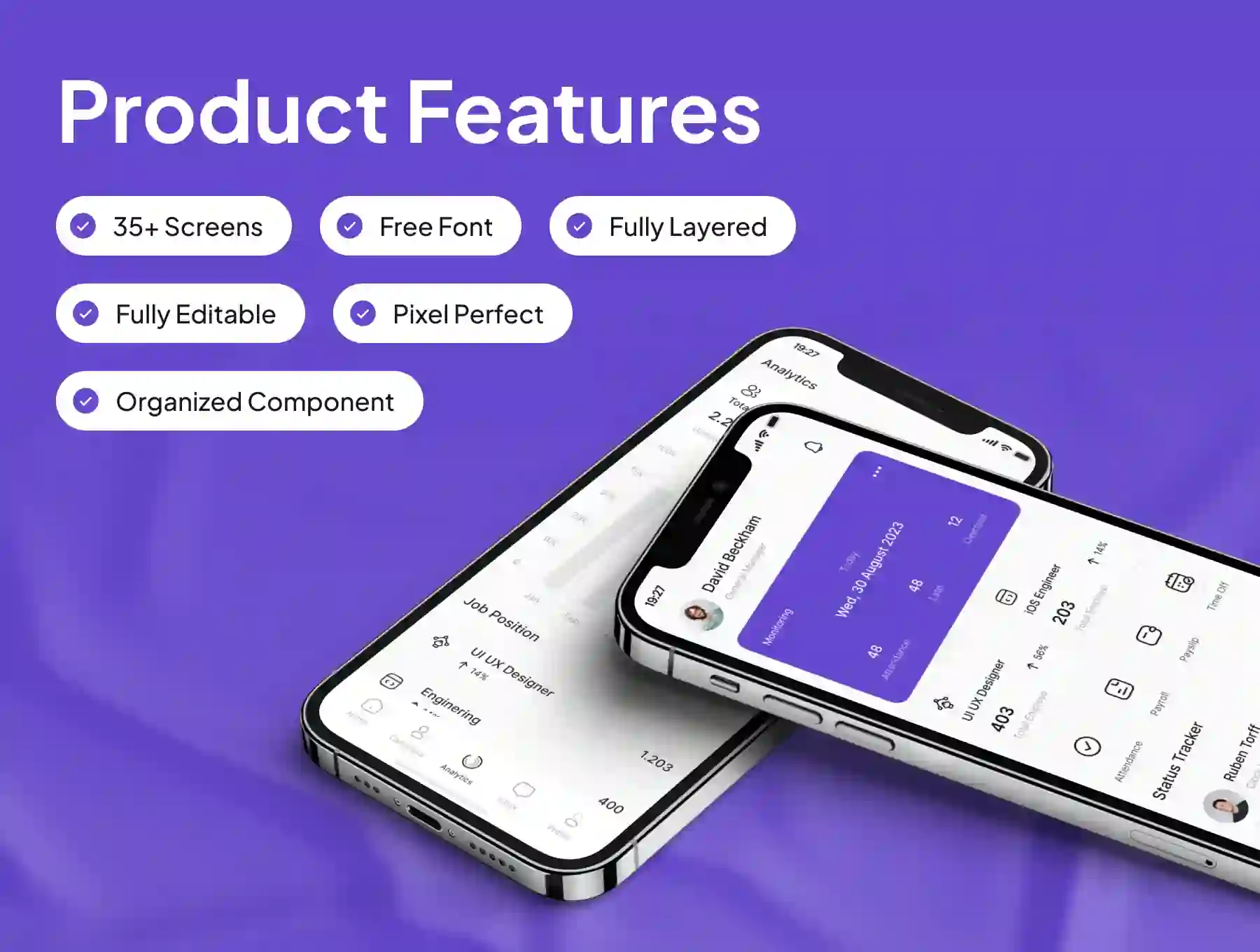 HR Management App UI Kit