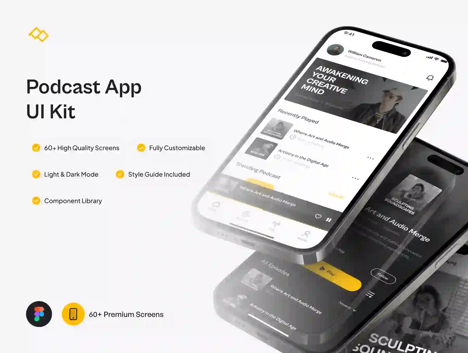 Mireng - Podcast UI KIT