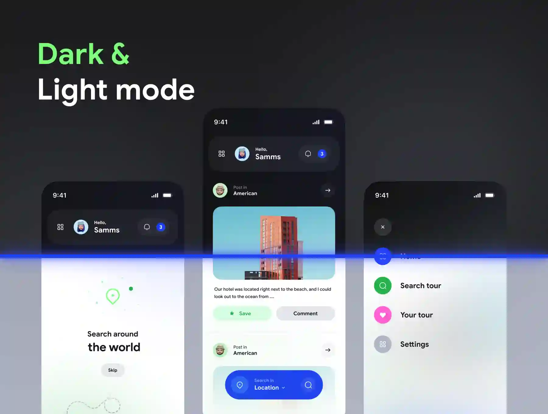 Travee - Travel Mobile App UI Kit