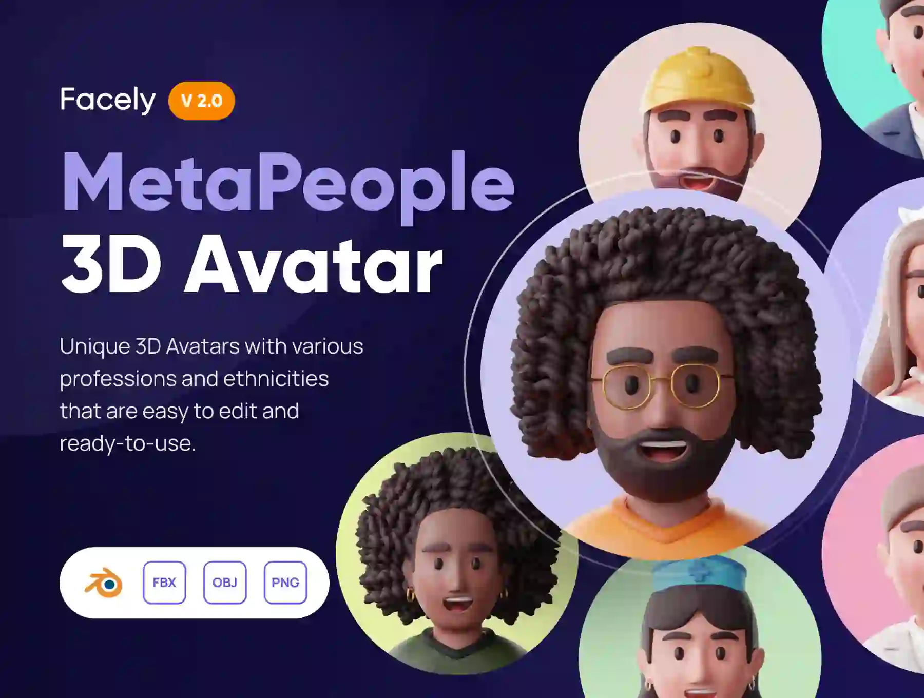 Facely V2 - MetaPeople 3D Avatar